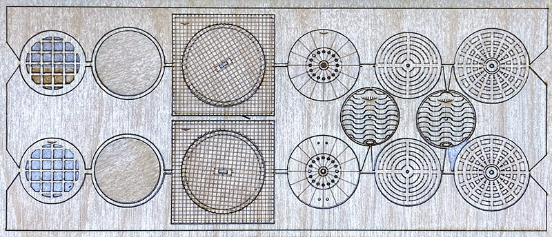 PLAQUES d'ÉGOUT 6 TYPES DIFFÉRENTS O