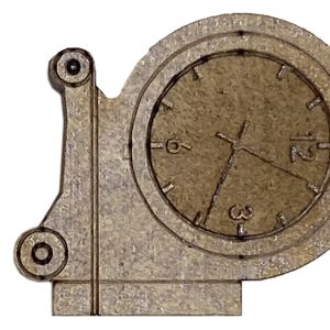 2 HORLOGES de GARE GRAVÉES