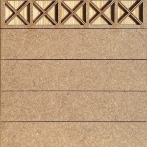 6 PALISSADES BÉTON 5 CROIX H + 7 POTEAUX BÉTON DROITS H