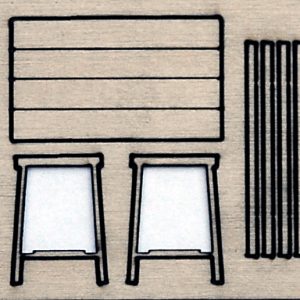 Kit 1 TABLE RECTANGULAIRE