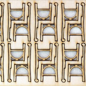 Kit 8 CHAISES D'EBENISTE