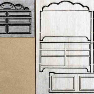 Kit COMMODE à 6 TIROIRS