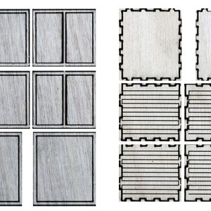 Kit 2 GRANDE CAISSE EN BOIS