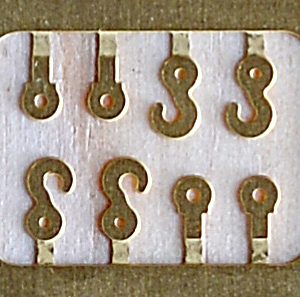 8 CROCHETS pour CHAÎNE de SÉCURITÉ