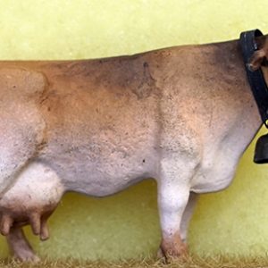 VACHE LIMOUSINE avec SONNAILLE PEINTE