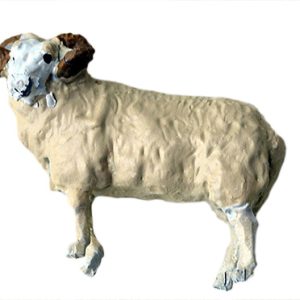 BÊLIER en ÉTAIM PEINT