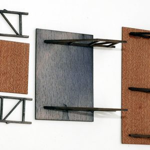 Kit SUPPORTS GRANDS PANNEAUX pour AFFICHE de 60 x 30 mm.