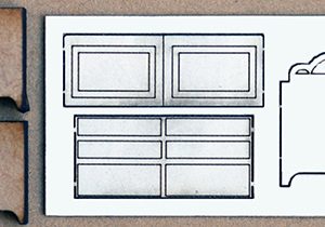 Kit COMMODE à 6 TIROIRS