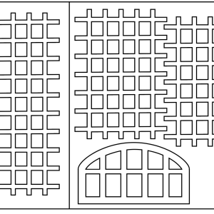 Kit 7 GRILLES FER FORGÉ + SOUPIRAIL