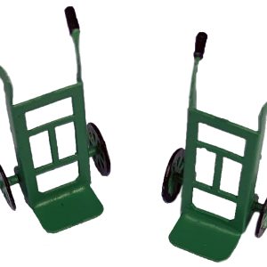 2 DIABLES HO MONTÉS PEINTS LAITON