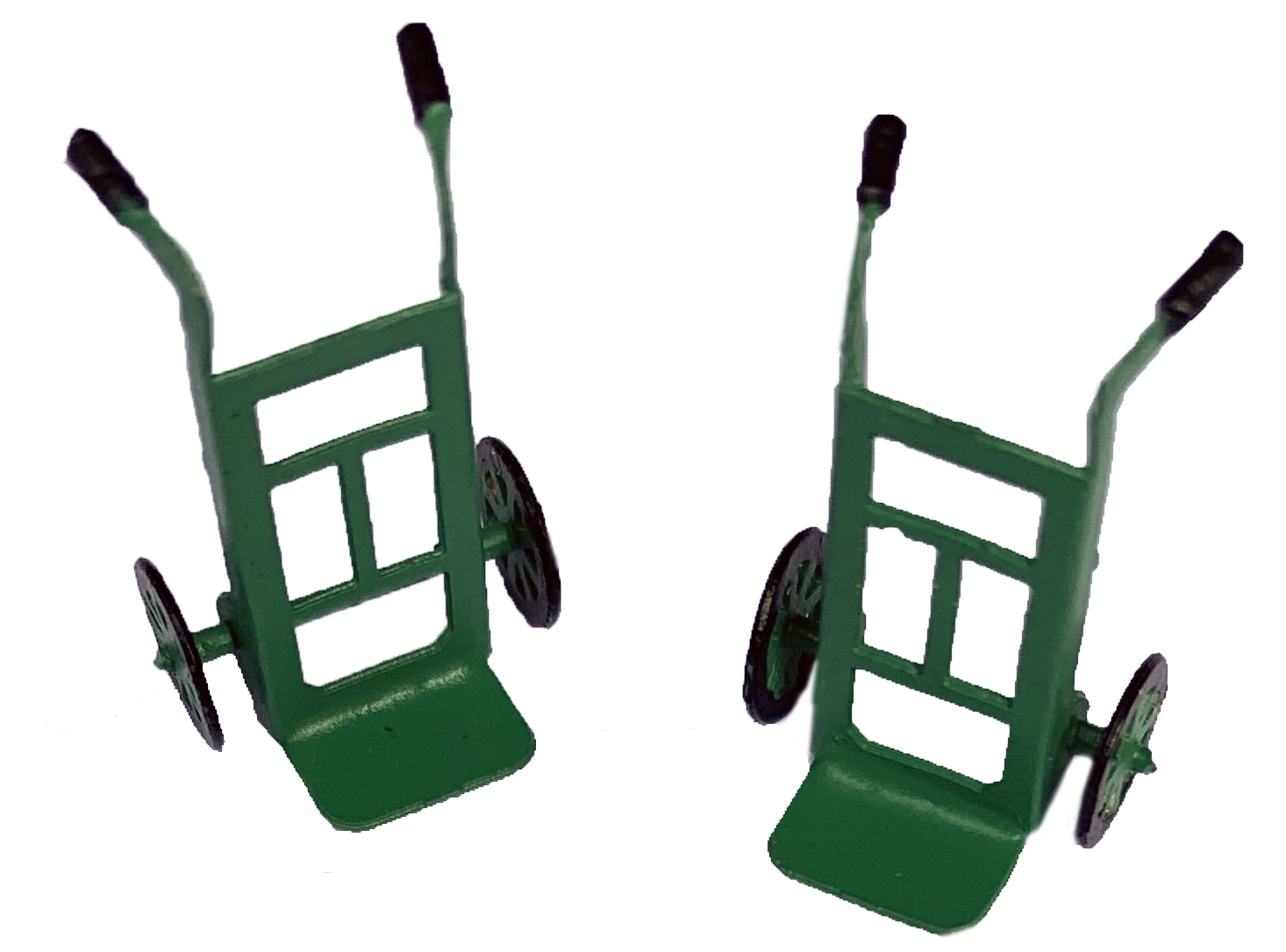 2 DIABLES HO MONTÉS PEINTS LAITON