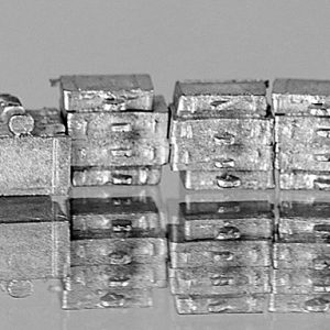 ENSEMBLE de MALLETTES MÉTAL BLANC