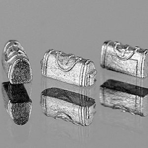 ENSEMBLE de SACS de VOYAGE MÉTAL BLANC