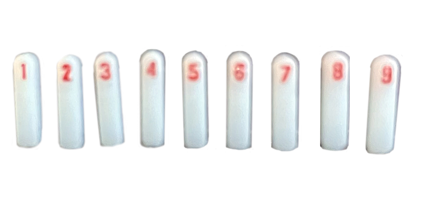 BORNES HECTOMÉTRIQUES ROUGES