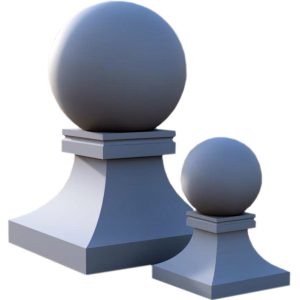 SPHÈRES de JARDIN en BÉTON