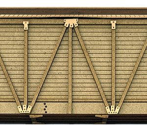 Kit TROCHITA WAGON BESTIAUX COUVERT FERMÉ