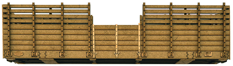 Kit TROCHITA WAGON TOMBEREAU BORD HAUT, avec bogies archbar…