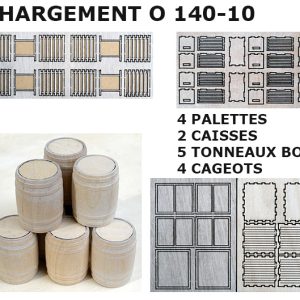 CHARGEMENT T : 2 CAISSES, 4 PALETTES & 5 TONNEAUX