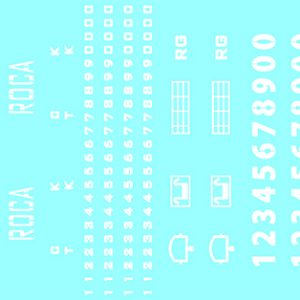 DÉCALCOMANIE WAGONS TROCHITA