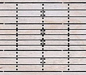 2 PASSAGES de VOIES HOm en BOIS