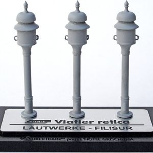 CLOCHES D'ANNONCE MÉTAL BLANC avec PRÉSENTOIR