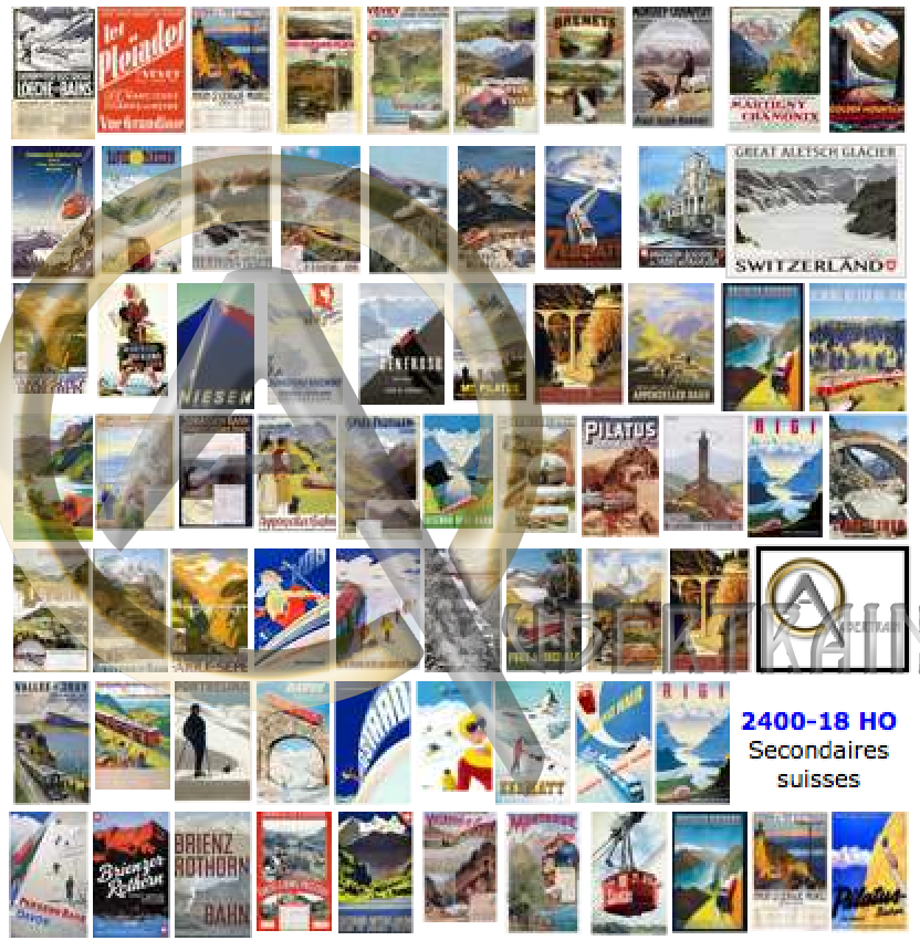 AFFICHES SECONDAIRES SUISSES