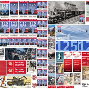 AFFICHES RhB 125 ANNIVERSAIRE 0