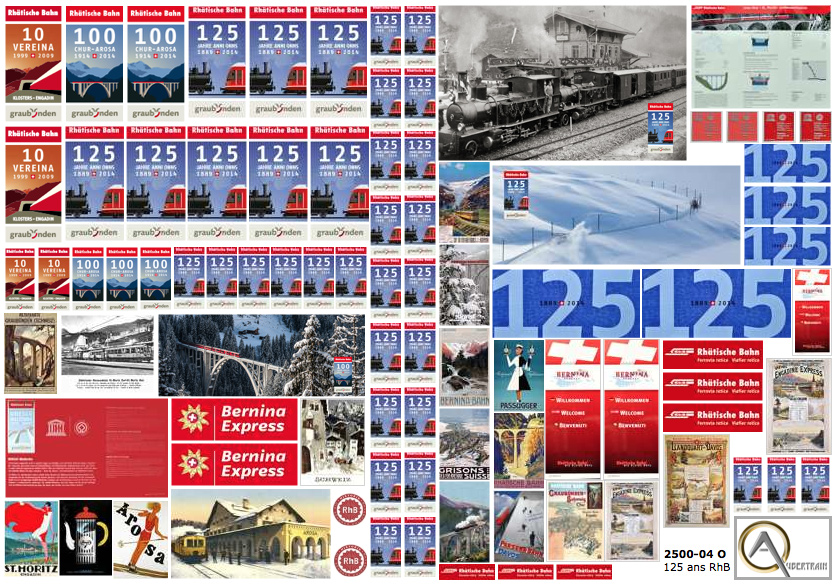 AFFICHES RhB 125 ANNIVERSAIRE 0