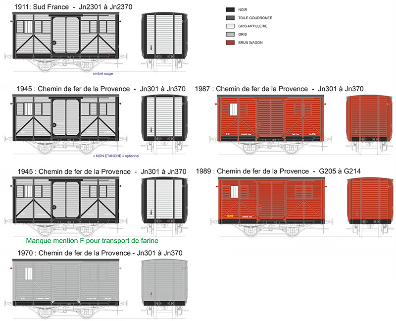 COUVERT CP/SUD FRANCE BRUN WAGON – Image 3
