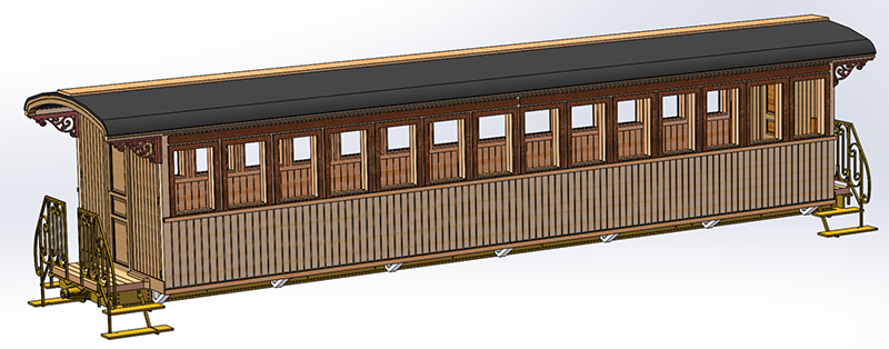 Kit VOITURE à BOGIES CP/SUD FRANCE SECONDE