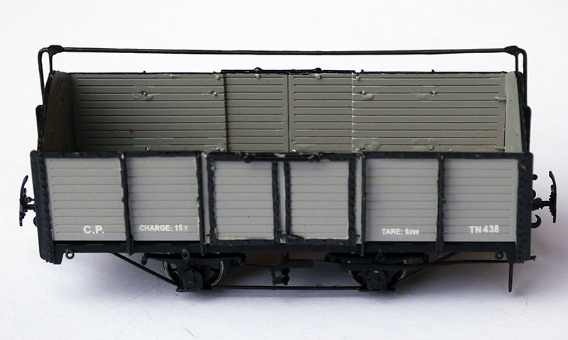 TOMBEREAU CP SUD France GRIS et NOIR MONTÉ CHÂSSIS NOIR