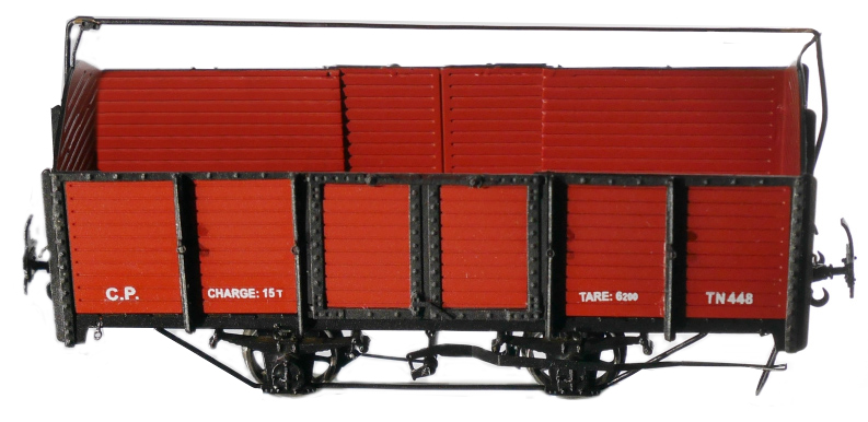 TOMBEREAU CP SUD France MARRON et NOIR MONTÉ CHÂSSIS NOIR