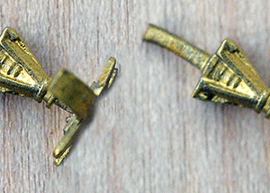 TAMPONS CENTRAL à CROCHET pour WAGONS CP SUD France