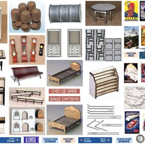 Kit 20 ACCESSOIRES & AMÉNAGEMENTS GARE CP