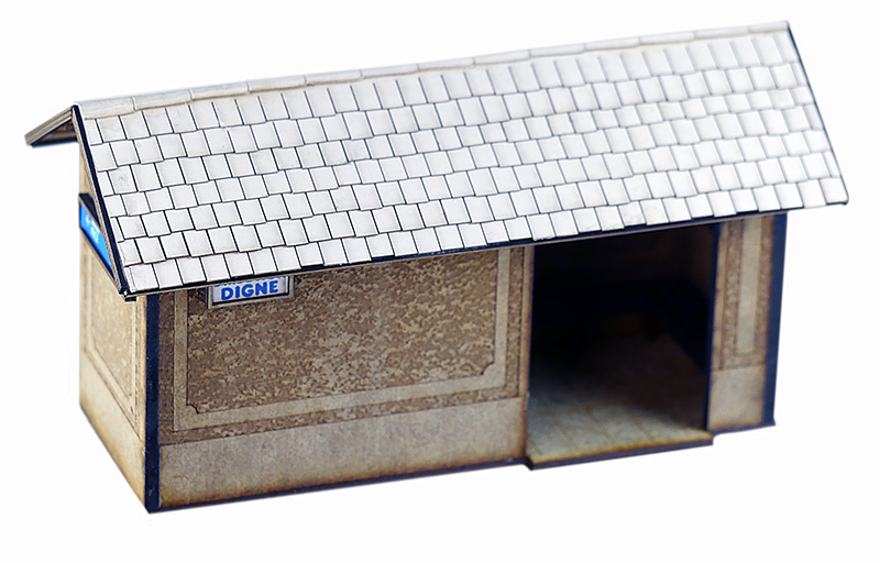 Kit ABRI BÉTON BARÊME CP Om et BASE BOIS – Image 2