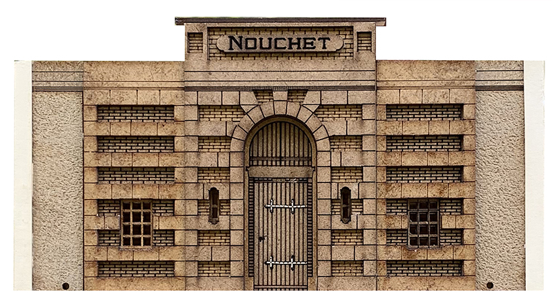 Kit CHAI BORDELAIS en PIERRES de TAILLES et BRIQUES TYPIQUE du VIGNOBLE de PESSAC LÉOGNAN. CHAI NOUCHET