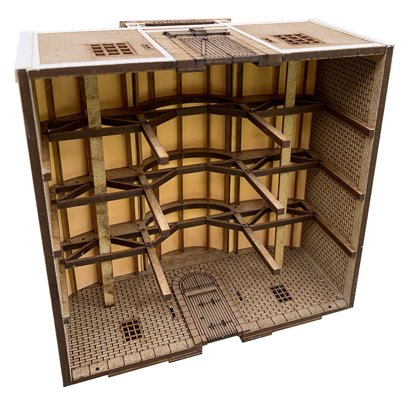 Kit CHAI BORDELAIS en PIERRES de TAILLES et BRIQUES TYPIQUE du VIGNOBLE de PESSAC LÉOGNAN. CHAI NOUCHET – Image 2