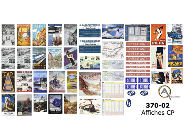 SET D'AFFICHES CP/SUD France