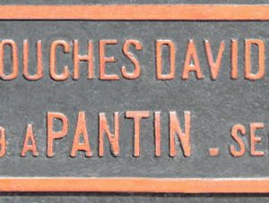 DESOUCHES & DAVID PLAQUE de nos VOITURES CP 0 et H0