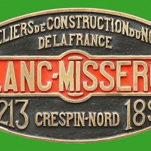 BLANC MISSERON PLAQUE DE NOTRE 030 BLANC MISSERON