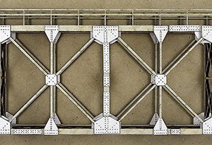 PONT MÉTALLIQUE SIMPLE 300 mm