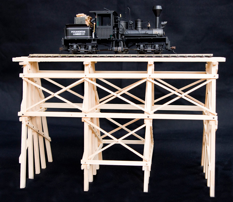 PONT à TRÉTEAUX CHAMA