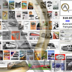 AFFICHES CONSTRUCTEURS AUTORAILS FRANÇAIS