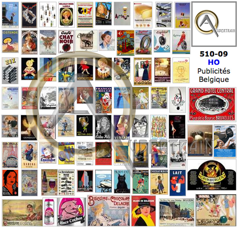 AFFICHES PUBLICITÉS BELGES