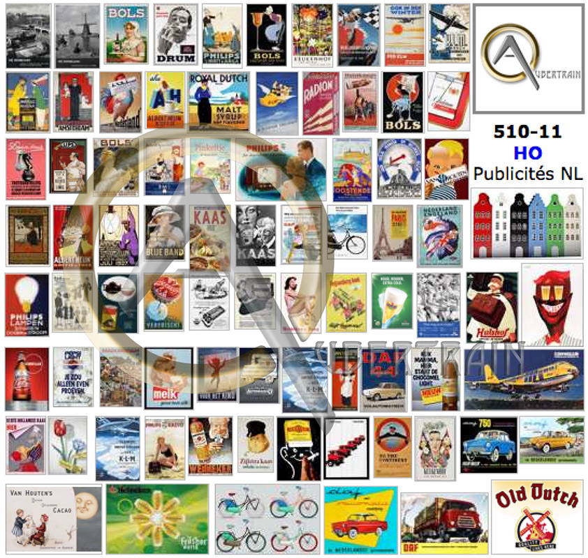 AFFICHES PUBLICITÉS PAYS-BAS