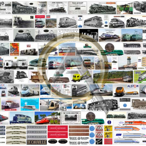 AFFICHES CONSTRUCTEURS MATÉRIEL FERROVIAIRE FRANÇAIS