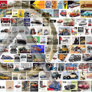 AFFICHES CONSTRUCTEURS ALLEMANDS VOITURES