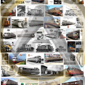 AFFICHES CONSTRUCTEURS ITALIENS  MATÉRIELS FERROVIAIRIES