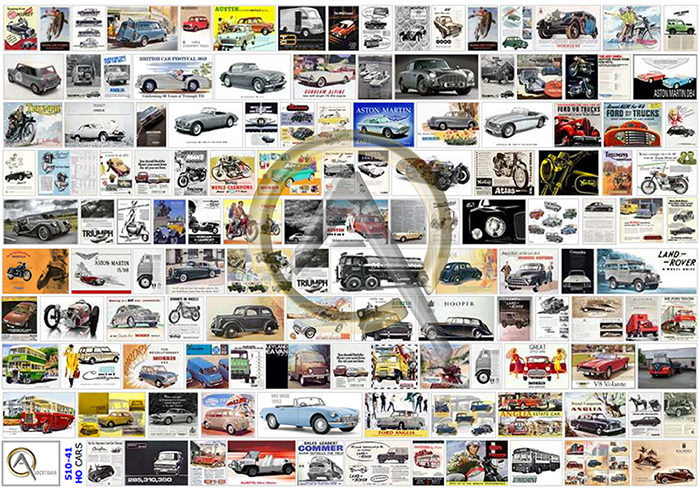 AFFICHES VÉHICULES ANGLAIS