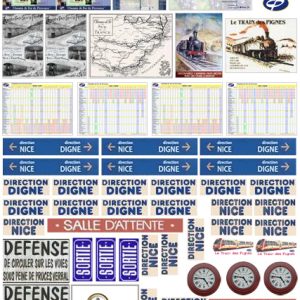 AFFICHES CHEMIN de FER de PROVENCE